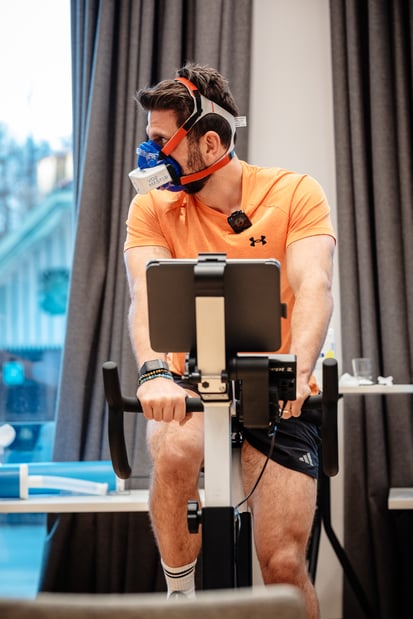 Leistungsdiagnostik mit VO2-Maske